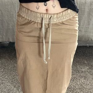 RICK OWENS DRAWSTRING SKIRT